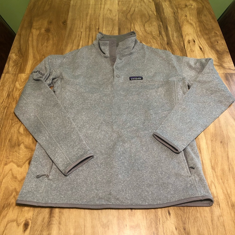 Patagonia Gray Pullover Cowl Neck Sweater